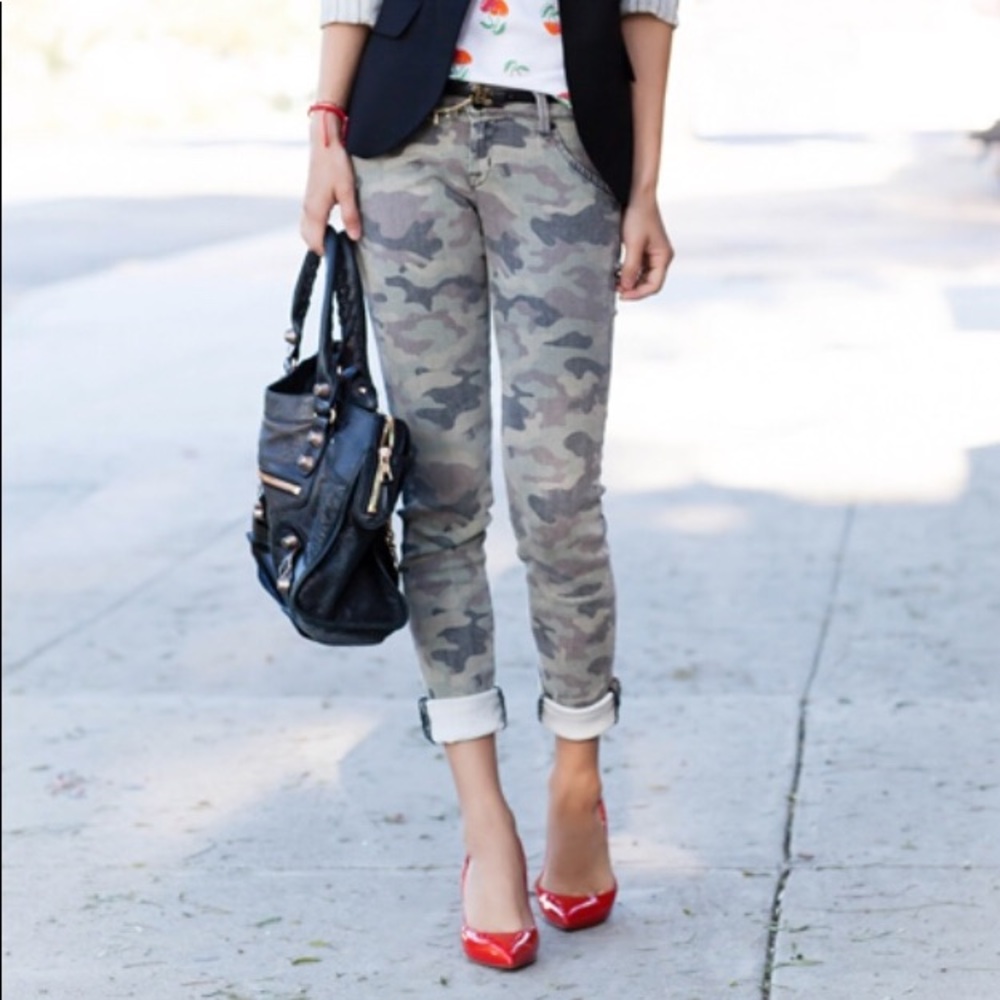 Hudson camo “Collins” jeans
